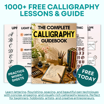 1000+ Free Calligraphy Lessons & Guide