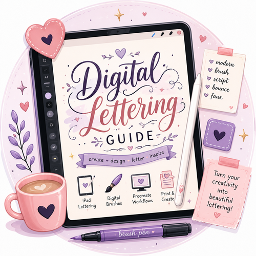 Digital Lettering Guide
