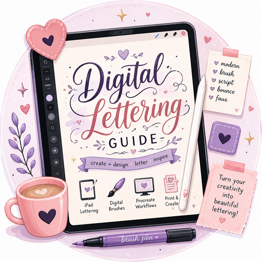 Digital Lettering Guide